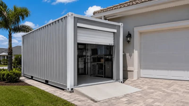 Storage Containers — custom container build by Seacoast Building & Design
