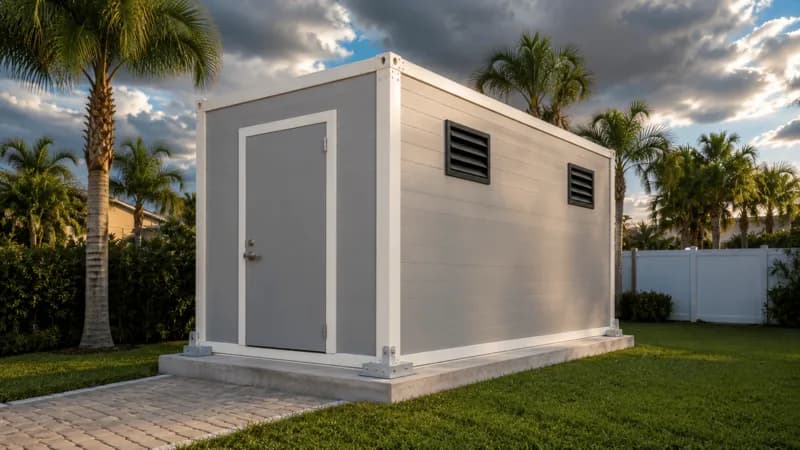 Container Storm Shelters — custom container build by Seacoast Building & Design