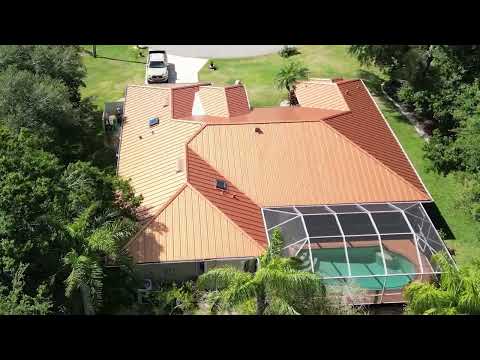 Standing Seam Copper Color Roof - Roofing - Metal in Southwest Florida