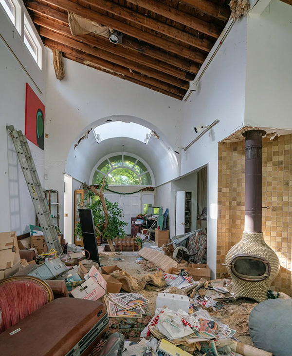 Florida Interior Hurricane Damaged