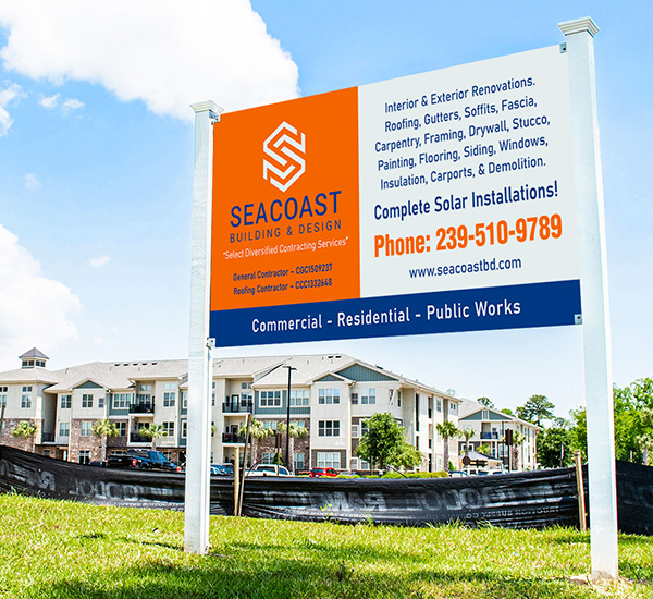 Seacoast Building & Design Sign Aprts