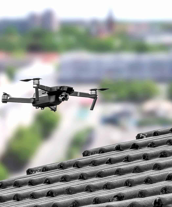 professional drone roof inspection